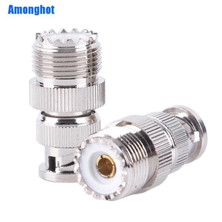 Amonghot Bnc Male Plug To So 239 Uhf Pl - 259 แจ็ค Rf Female สายเคเบิ้ลเชื่อมต่อ