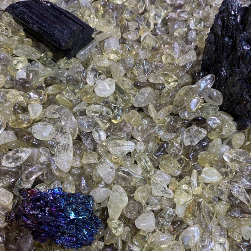 เลมอนควอตซ์-lemon-quartz-100g-พร็อพถ่ายรูป-หินเครื่องประดับ-แต่งตู้ปลา-แต่งต้นไม้-หินใส่น้ำพุ-diy