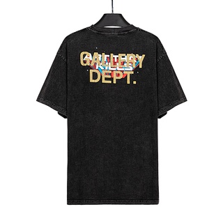 เสื้อยืดแขนสั้นลําลอง พิมพ์ลาย GALLERY DEPT สําหรับผู้ชาย และผู้หญิงS-5XL