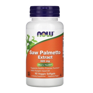 ภาพขนาดย่อของภาพหน้าปกสินค้าผมร่วง ต่อมลูกหมากโต ปาล์มเลื่อยสกัด Saw Palmetto Extract 320 mg 90 veggie softgels จากร้าน kkd.s บน Shopee