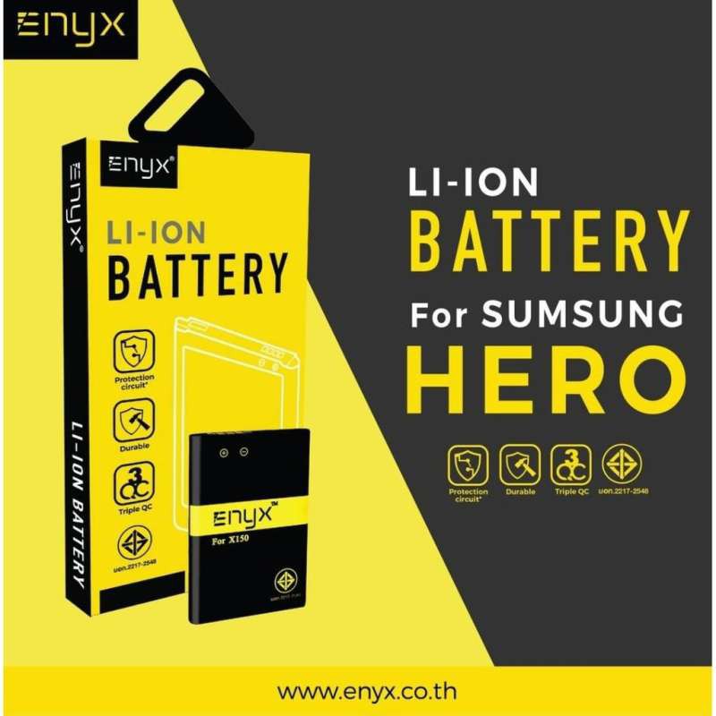 enyx-แบตเตอรี่-samsung-hero-x150-e1200-e250-c3303-ความจุ-800-mah-ของแท้-รับประกัน-6-เดือน