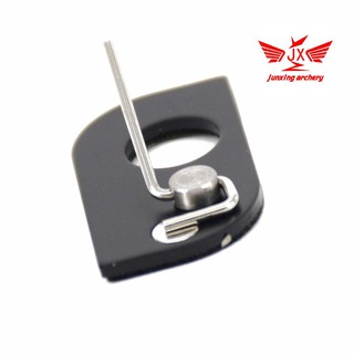 Junxing [มือขวา RH] 1x ธนู Alloy Archery Arrow Rest for Recurve Bow Junxing Code:JX818-ALLOY-BLACK Color: BLACK