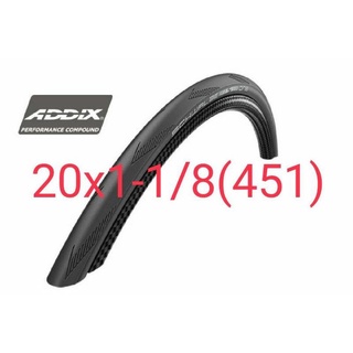 ยาง20x1.10(406) SCHWALBE รุ่น ONE ขอบลวด/ขอบพับ