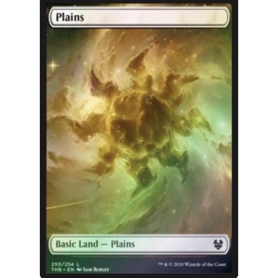 mtg theros land cards Plains [250] [Full Art] [Theros Beyond Death] [Foil] – Face to Face Games main image 1