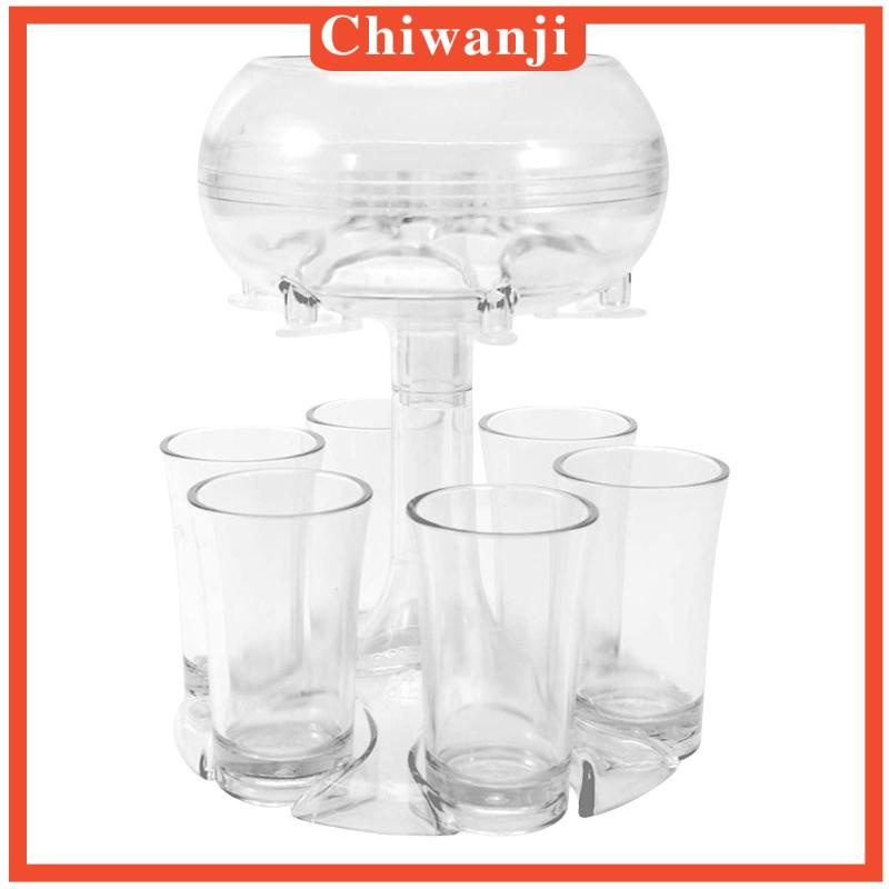 6-shot-glass-dispenser-and-holder-for-beverage-cocktail-wine-and-juice