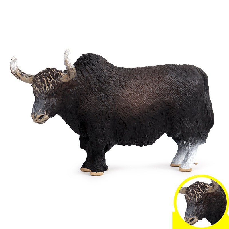 yak-โมเดลตุ๊กตาสัตว์วัวกระทิงวัวของเล่นสําหรับเด็ก