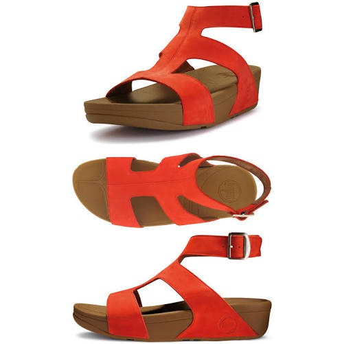 FitFlop Arena Gladiator Sandal in Flame | Shopee Thailand