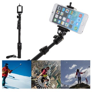 yunteng-monopod-yt-1288-ไม้เซลฟี่มีรีโมทบลูทูธในตัว-สีดำ