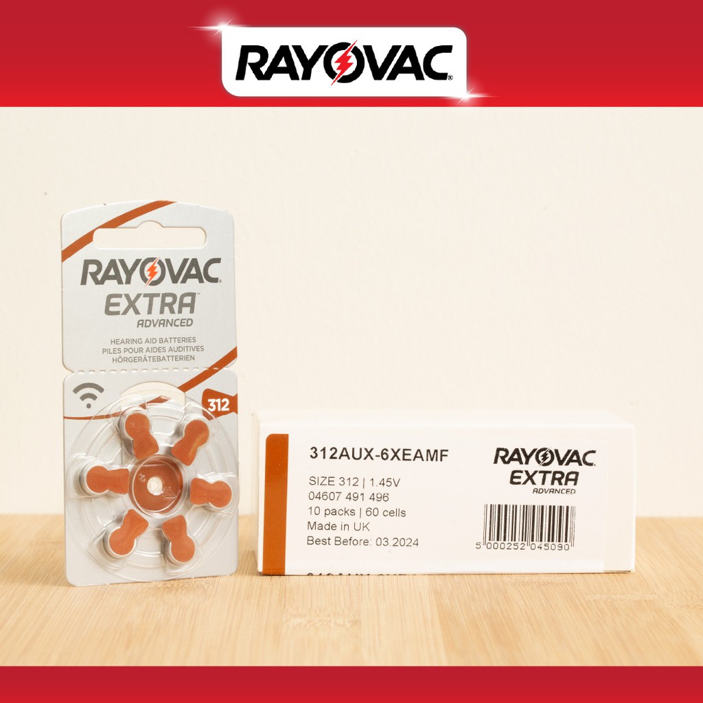 ถ่านเครื่องช่วยฟัง-rayovac-เบอร์-312-แพ็ค-6-ก้อน-แท้100