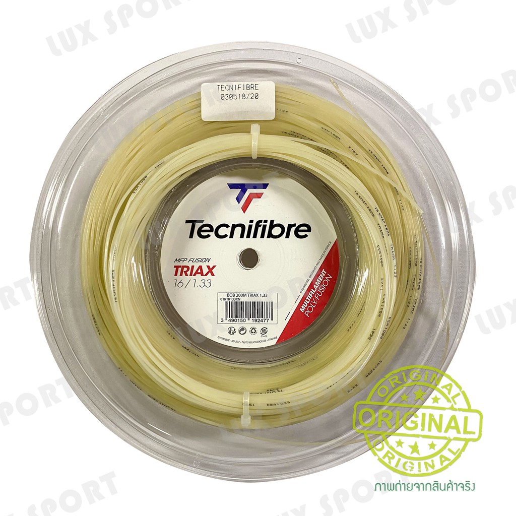 ภาพหน้าปกสินค้าNEW  TRIAX เอ็นไม้เทนนิสแบบแบ่งขาย Tecnifibre Triax 1.28/17 VS 1.33/16 จากร้าน luxsport168 บน Shopee
