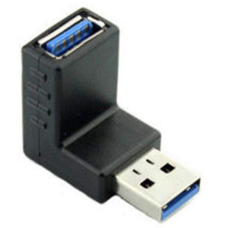 ภาพหน้าปกสินค้าอะแดปเตอร์เชื่อมต่อ USB 3.0 A Male to Female งอ90องศา(สินค้ามีพร้อมส่ง) จากร้าน tukdeeshop.99 บน Shopee