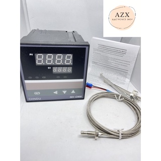 ถูกสุด!! ร้านแนะนำ Temperature Controller REX-C900FK07 RELAY SSRพร้อมสายเทอร์โมวัดอุณหภูมิ สต็อกในไทย สามารถออกบิลได้ค่ะ