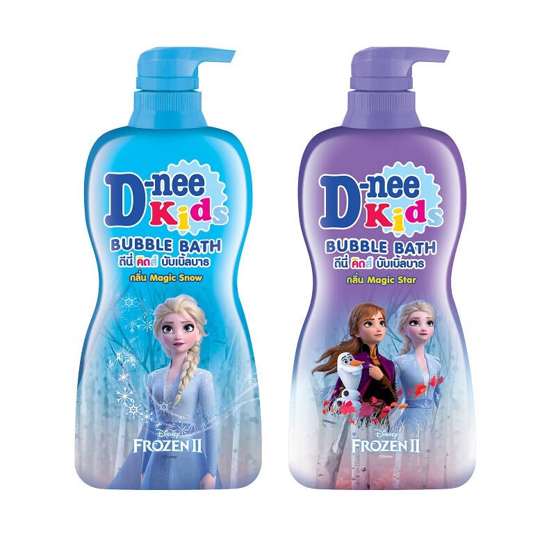 มี-2-สูตร-d-nee-kids-bubble-bath-disney-frozen-ดีนี่-คิดส์-บับเบิ้ล-บาธ-ดิสนีย์-โฟรเซ่น-ผลิตภัณฑ์อาบน้ำ-400-มล