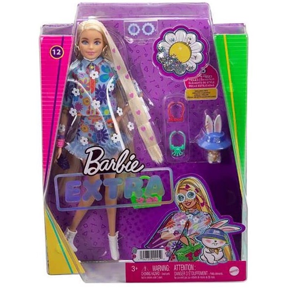 barbie-extra-fashion-doll-with-blonde-hair-dressed-in-floral-2-piece-outfit-with-accessories-amp-pet-hdj45-ตุ๊กตาบาร์บี้-แบบพิเศษ-12-hdj45
