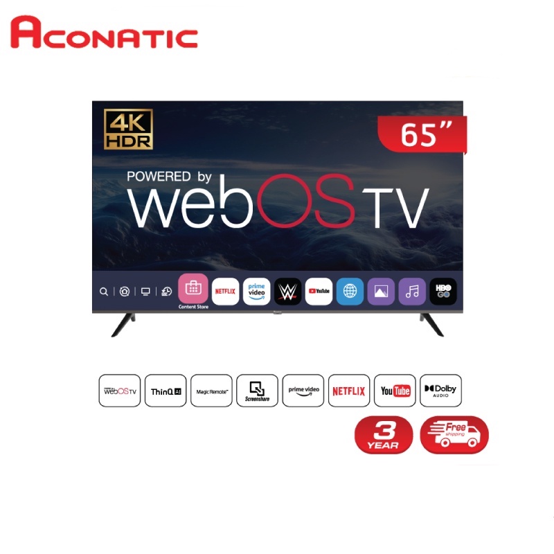 aconatic-smart-tv-สมาร์ททีวี-65-นิ้ว-รุ่น-65us200an-webos-tv-รีโมทสั่งการด้วยเสียง-4k-hdr-รับประกันศูนย์-3ปี