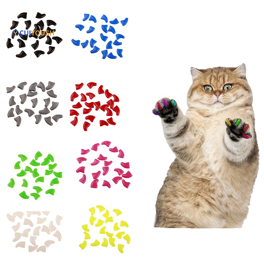cuiyoush-caps-ครอบเล็บแมวที่มีสีสัน-20-ชิ้น