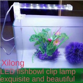 Xilong คลิปไฟ LED ความสว่างสูง สําหรับติดตู้ปลา