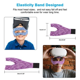 ภาพขนาดย่อของภาพหน้าปกสินค้าez Compatible with Oculus Quest 2 Accessories VR Glasses Eye Mask Cover Breathable Pads Virtual Reality Headset Props จากร้าน ezreal.th บน Shopee