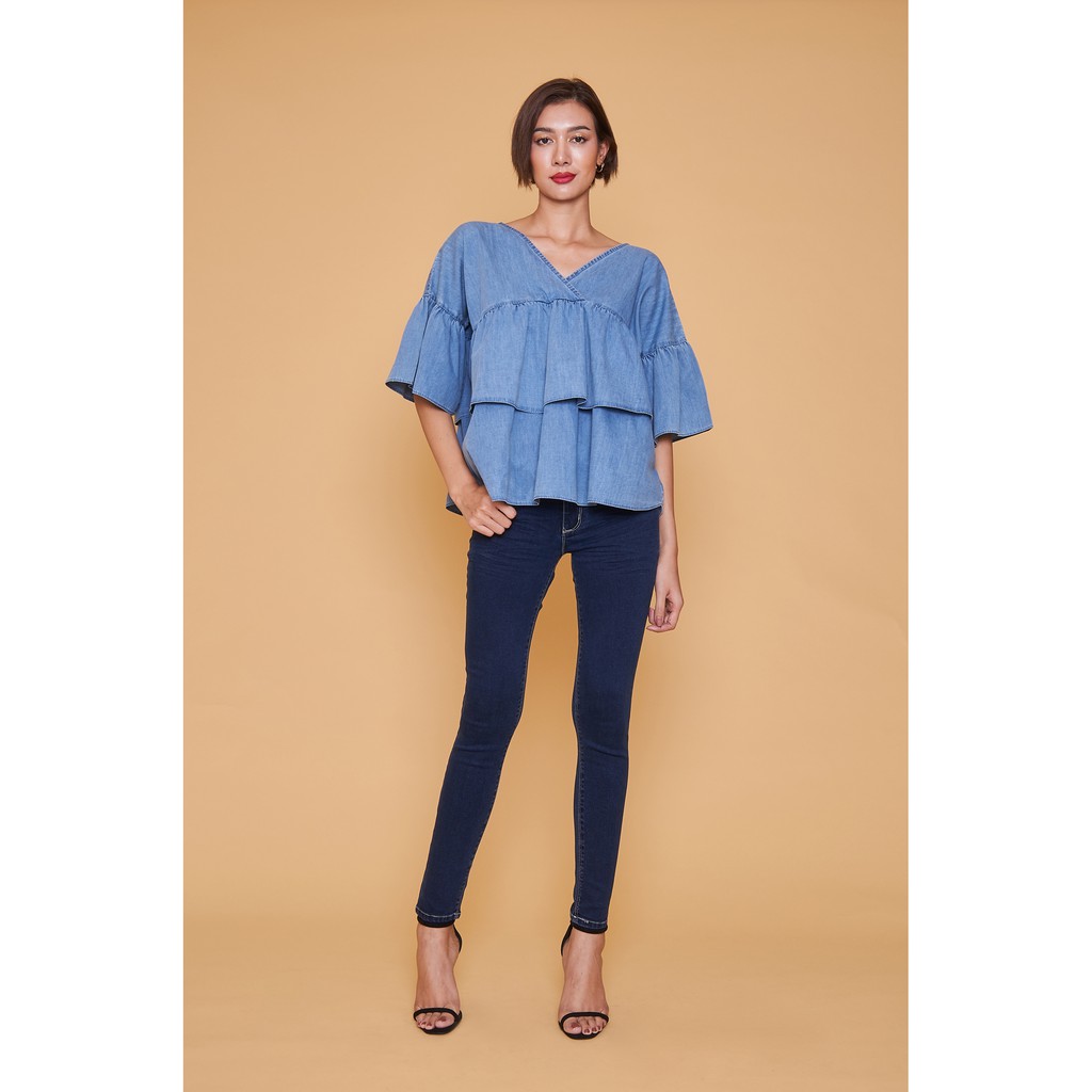 sophia-blouse-jeans-โซเฟียบลาวส์ยีนส์