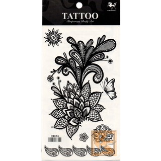 Tattoo Fashion ลาย ดอกไม้ Flower แท็ททู สติกเกอร์ HM865