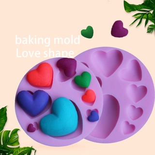 FASHIONSTOREXX แม่พิมพ์ทำขนม ซิลิโคน รูปหัวใจ 3มิติ สำหรับตกแต่งเค้ก