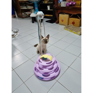 ภาพขนาดย่อของภาพหน้าปกสินค้า️รางบอลแมว4ชั้น ของเล่นแมว รางบอลแมว รางบอล4ชั้น ️ จากร้าน ratimapeem บน Shopee ภาพที่ 7