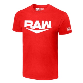 เสื้อโอเวอร์ไซ เสื้อยืดสีขาวผู้ชาย เสื้อยืด DIY WWE 2022 ร่าง RAW ใหม่ VXy เสื้อยืดสีขาว เสื้อยืดชาย