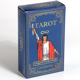 ภาพขนาดย่อของสินค้าการ์ดเกม Tarot Original Pocket Deck Decks สําหรับครอบครัวปาร์ตี้