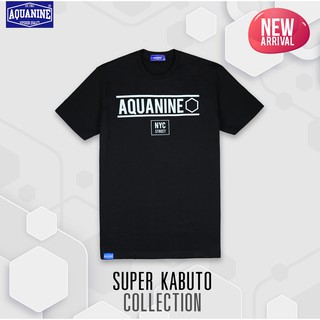 เสื้อยืด AQUANINE-MYRIO BLACK เสื้อยืดสีดำ ลิขสิทธิ์แท้