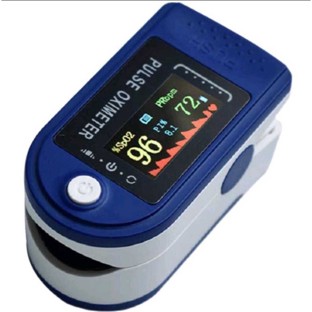 เครื่องวัดออกซิเจนปลายนิ้ว-oximeter-และ-ตรวจวัดชีพจรปลายนิ้ว-fingertip-pulse-oximeter-lk87-ไม่แถมถ่าน