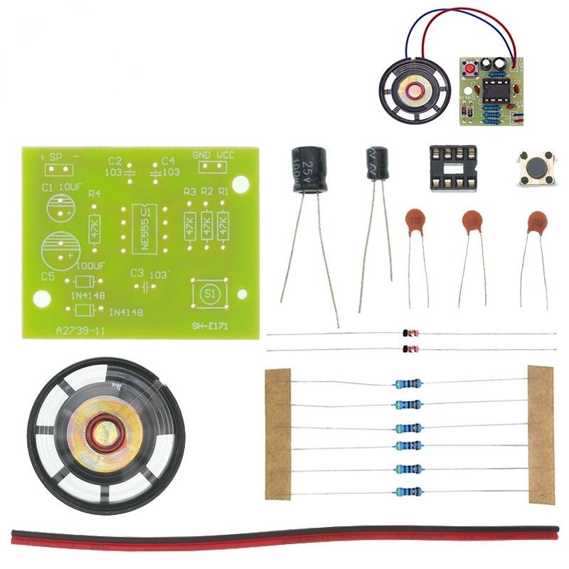 ne555-ชุดออดประตูไฟฟ้า-pcb-diy-สําหรับห้องปฏิบัติการเชื่อม