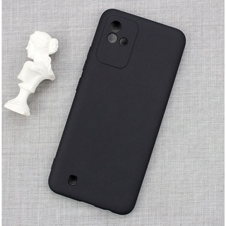 ส่งจากไทย เคส Realme Narzo 50i เคสนิ่ม TPU บางอ่อน ผิวเรียบ สีดำ พร้อมส่ง เรียลมี CASE