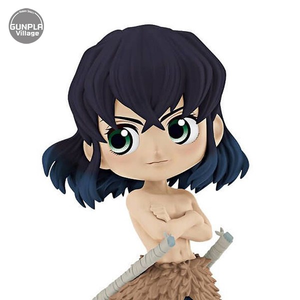 Banpresto Statua Demon Slayer Q Posket - Inosuke Hashibira II Version A - Figura Da Collezione In PVC 18 Cm