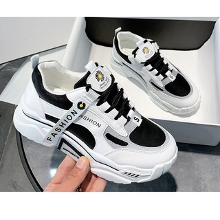 COOL SHOES (มาใหม่ AR-6601)  รองเท้าผ้าใบผู้หญิง เสริมส้น 5 ซม.รองเท้าผ้าใบลำลองเดซ พร้อมส่ง!