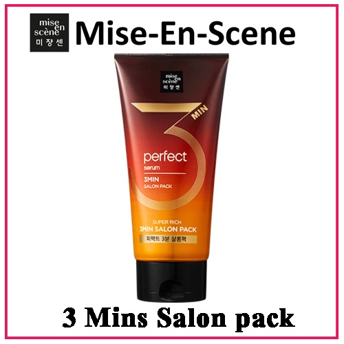 Pack Mise En Scene Perfect Serum 3min Salon - 2 X 300ml - Masque Capillaire K-Beauty - Neuf