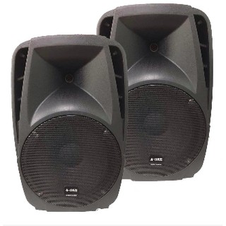 ตู้ลำโพงพลาสติก ตู้ลำโพงไฟเบอร์ P.A.15นิ้ว 600วัตต์ Professional SPEAKER รุ่น 1502 (1คู่/2ใบ)