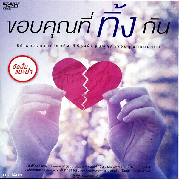 cd-mp3-320kbps-เพลง-รวมเพลง-48-เพลงของคนโดนทิ้ง-ที่ต้องฝืนยิ้มพูดคำขอบคุณด้วยน้ำตา-ในชุด-ขอบคุณที่ทิ้งกัน-ยุค-90-2000