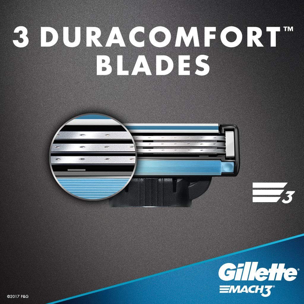 ภาพสินค้า[ทักแชทรับโค้ด] Gillette Mach3 + ยิลเลตต์ มัคทรีพลัส ใบมีดโกน แพ็ค 8 พร้อมส่ง [แพ็คเกจใหม่] จากร้าน gibpabx บน Shopee ภาพที่ 1