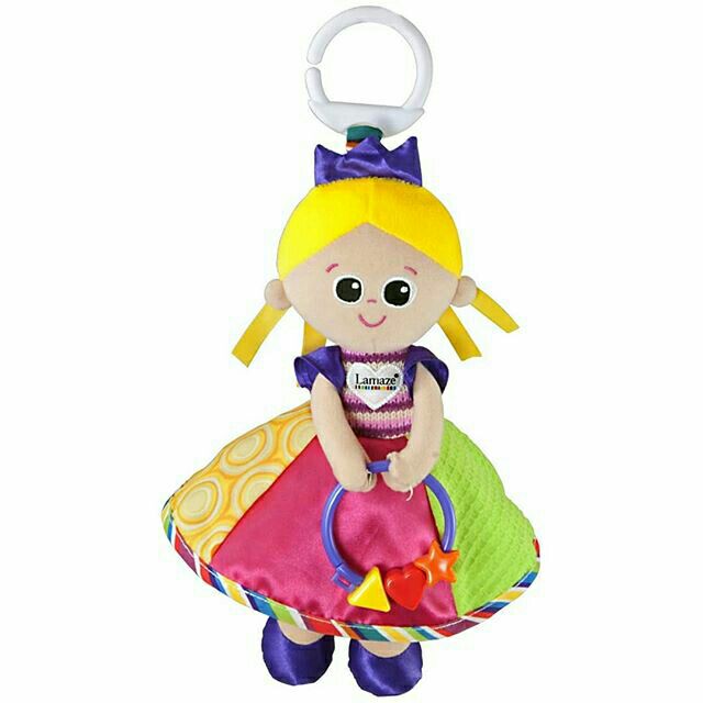 lamaze-ตุ๊กตาเจ้าหญิงเสริมพัฒนาการ-บีบมีเสียงกรอบแกรบ-เขย่า-กัดได้