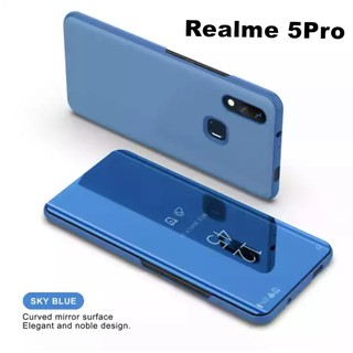 ส่งจากไทย เคสมือถือRealme 5Pro กันรอย กันกระแทก เคสโทรศัพท์ เคสเรียวมี 5โปร เคสเปิดปิดเงา เคสฝาพับ เคสฝาปิด