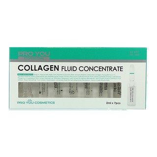 สินค้า ✔ ลดล้างสต็อค!!!✔ เซรั่ม โปรยู คอลลาเจน ฟลูอิด คอนเซนเทรท Proyou collagen Fluid Concentrate (2ml X 7 pcs.)