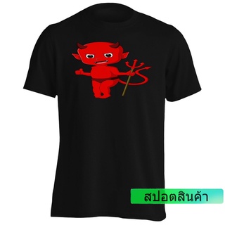 GILDAN ลดราคา เสื้อยืดลําลอง แขนสั้น พิมพ์ลายปีศาจยิ้ม สีแดง เหมาะกับของขวัญวันฮาโลวีน สําหรับผู้ชาย