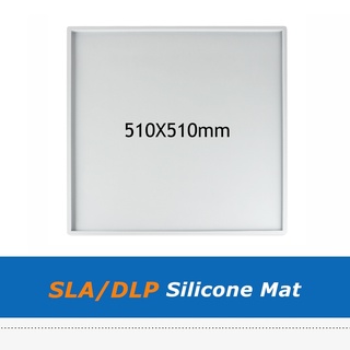 1pc Big Size 510X510mm Grey Silicone Slap Mat Sheet Clean-Up Resin Silicon Pad For DLP SLA 3D Printer Parts