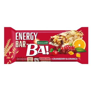 BA! ENERGY BAR - CRANBERRY & ORANGE
