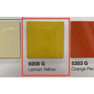 แผ่นโฟเมก้า TD Board TD 9208 G ผิวเรียบ เงา สีเหลือง ขนาด 120 x 240 ซม. หนา 0.7 มม.