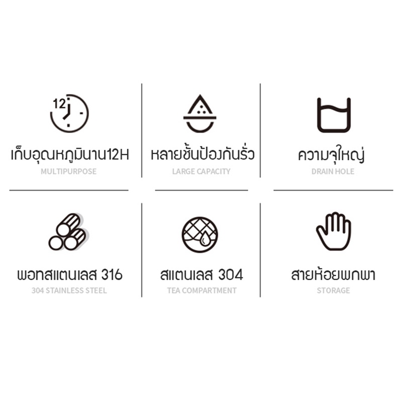 ymeri-แก้วแคมป์ปิ้ง-กระติกน้ําร้อนพกพา-แก้วเก็บความเย็นของแท้-กระติกเก็บความร้อน-1000ml