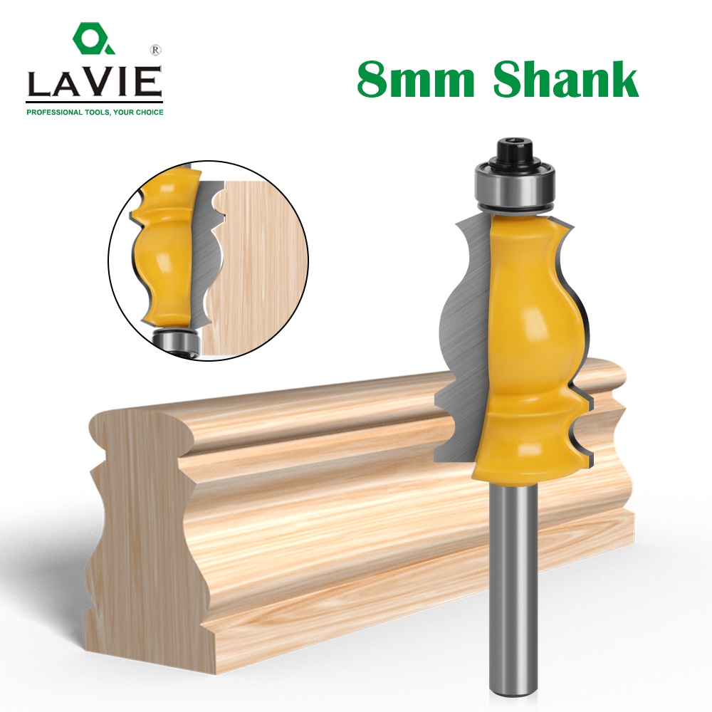 LAVIE 1 ชิ้น 8 มิลลิเมตร Shank พิเศษสถาปัตยกรรม Handrail Molding Router ...