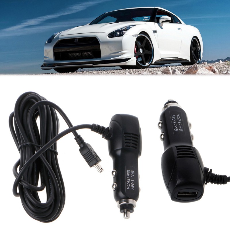 สายชาร์จ-mini-usb-port-5v-2a-car-charger-adapter-สำหรับรถยนต์