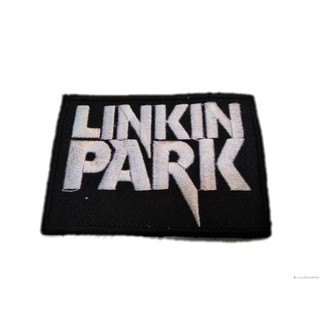 LINKIN PARK ป้ายติดเสื้อแจ็คเก็ต อาร์ม ป้าย ตัวรีดติดเสื้อ อาร์มรีด อาร์มปัก Badge Embroidered Sew Iron On Patches