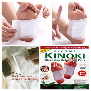 Kinoki Detox Foot Pad แผ่นแปะเท้าดูดสารพิษ ล้างสารพิษ